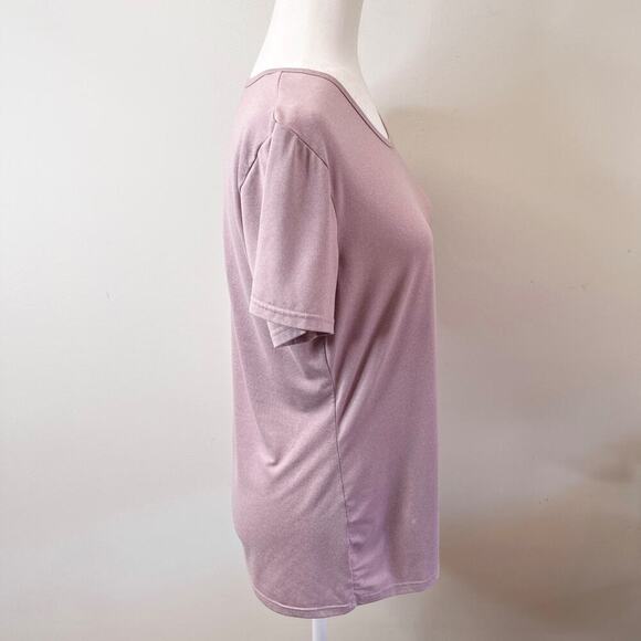 32 Degrees Women's Cool Athletic Tee Sz L Purple Short Sleeve Scoop Neck Stretch - Picture 4 of 8